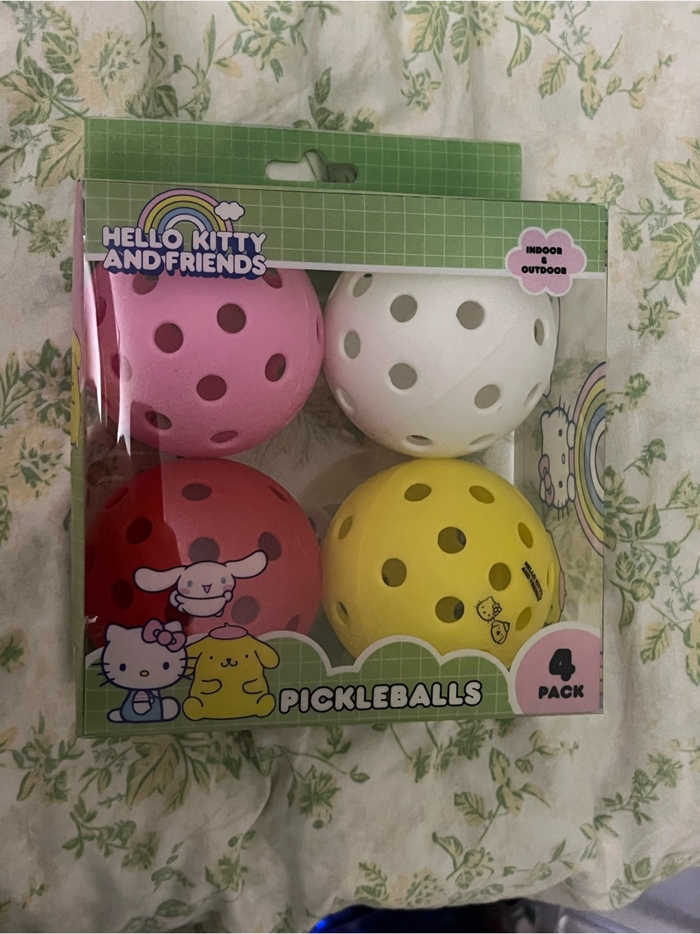 Hello Kitty and Friends Pickeball -4 Pack NEW NIB